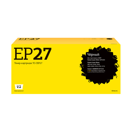 Картридж T2 EP-27, TC-CEP27, черный / TC-CEP27
