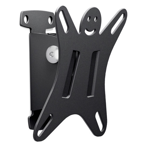 Кронштейн для телевизора Holder LCDS-5002, 10-26", настенный, наклон, металлик [lcds-5002 metallic]