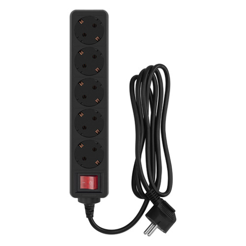 Сетевой фильтр PC PET AP01006-1.8-B, 1.8м, черный