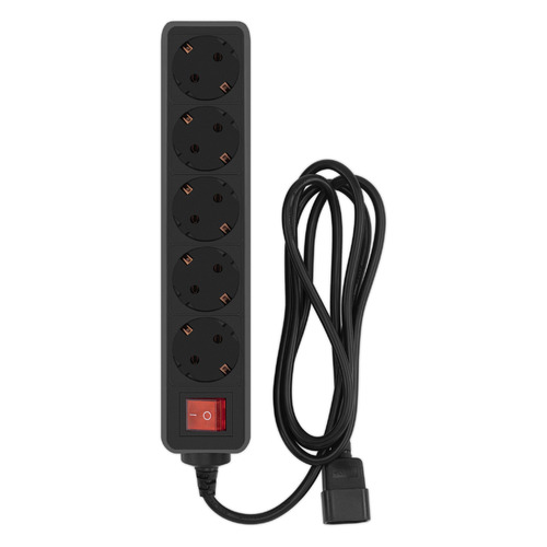 Сетевой фильтр PC PET AP01006-E-B, 1.8м, черный