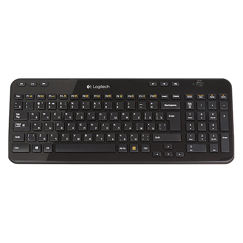 Клавиатура Logitech K360, USB, Радиоканал, черный [920-003095]