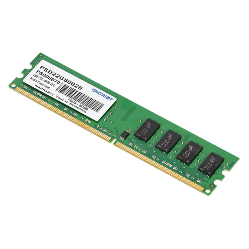 Модуль памяти Patriot PSD22G80026 DDR2 - 2ГБ 800, DIMM, Ret