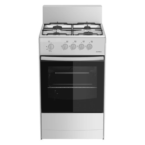 Газовая плита Darina S GM 441 001 W, газовая духовка, сталь, белый