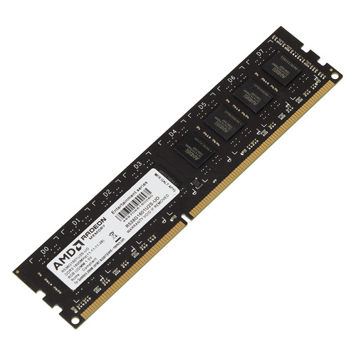 Модуль памяти AMD R538G1601U2S-UO black DDR3 - 8ГБ 1600, UDIMM, OEM