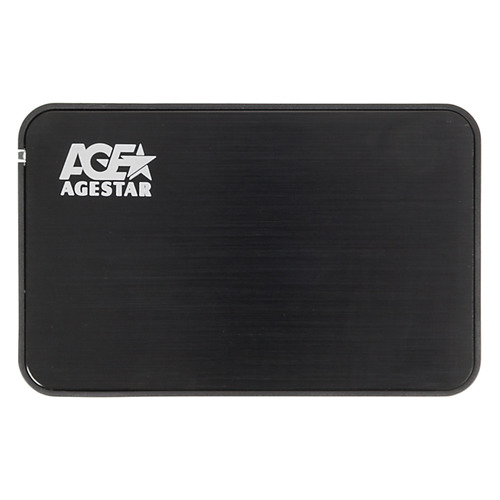 Внешний корпус для HDD/SSD AgeStar 3UB2A8-6G, черный