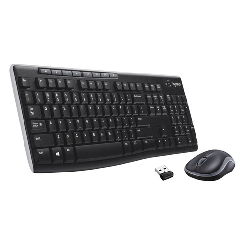 Комплект (клавиатура+мышь) Logitech MK270, USB, беспроводной, черный [920-004518]