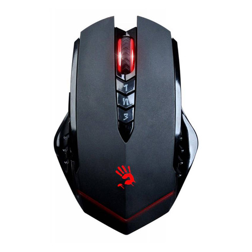 Мышь A4TECH Bloody R80, игровая, оптическая, беспроводная, USB, черный [r80 black activated]
