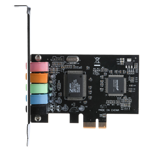 Звуковая карта PCI-E 8738, 5.1, bulk [asia pcie 8738 6c]