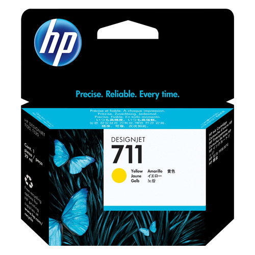 Картридж HP 711, желтый / CZ132A