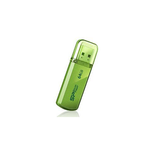 Флешка USB Silicon Power Helios 101 64ГБ, USB2.0, зеленый [sp064gbuf2101v1n]