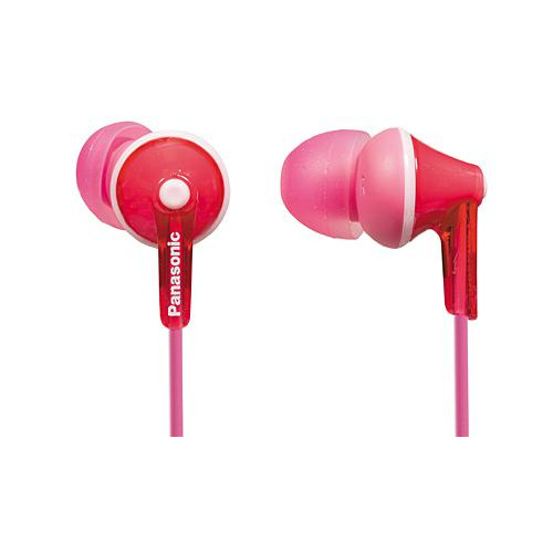Наушники Panasonic RP-HJE125E, 3.5 мм, вкладыши, розовый [rp-hje125e-p]