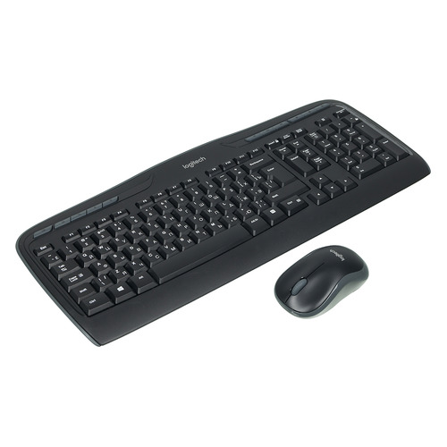 Комплект (клавиатура+мышь) Logitech MK330, USB, беспроводной, черный [920-003995]