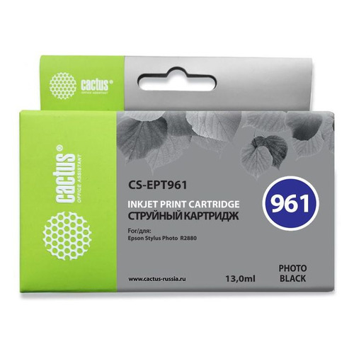 Картридж Cactus CS-EPT961, фото черный / CS-EPT961