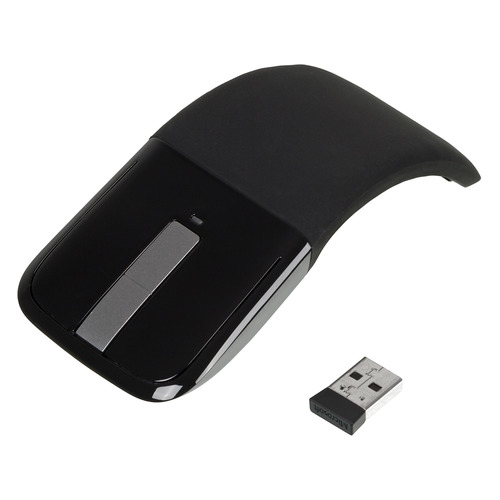 Мышь Microsoft ARC Touch, оптическая, беспроводная, USB, черный [rvf-00056]