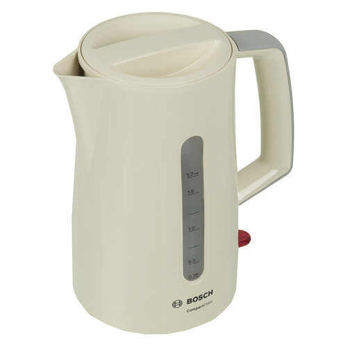 Чайник электрический Bosch TWK3A017, 2400Вт, бежевый