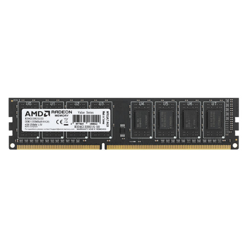 Модуль памяти AMD R334G1339U1S-UO DDR3 - 4ГБ 1333, DIMM, OEM