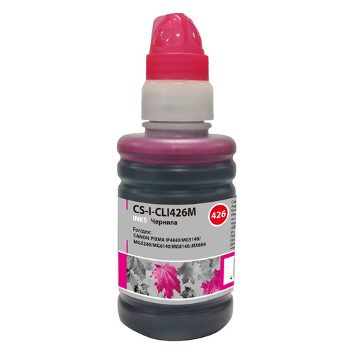Чернила Cactus CS-I-CLI426M, для Canon, 100мл, пурпурный
