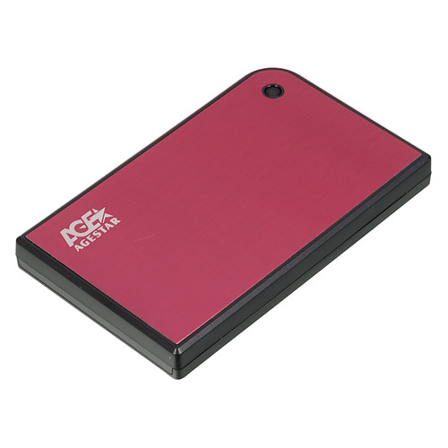 Внешний корпус для HDD/SSD AgeStar 3UB2A14, красный