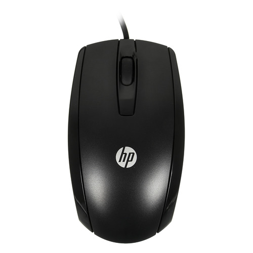 Мышь HP X500, оптическая, проводная, USB, черный [e5e76aa]