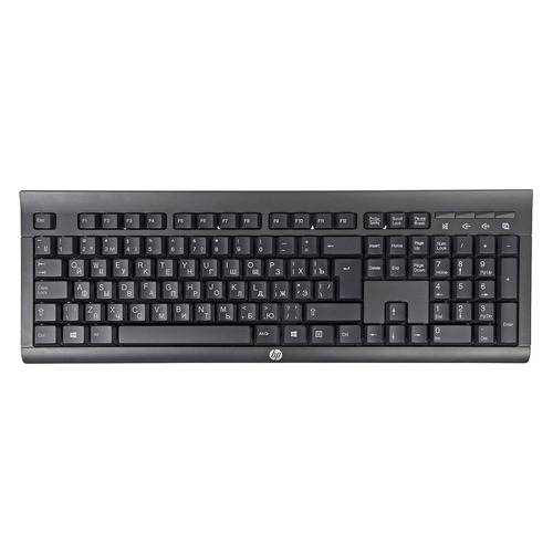 Клавиатура HP K2500, USB, Радиоканал, черный [e5e78aa]
