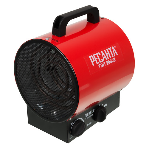 Тепловая пушка электрическая Ресанта ТЭП-2000К, 2кВт красный [67/1/7]