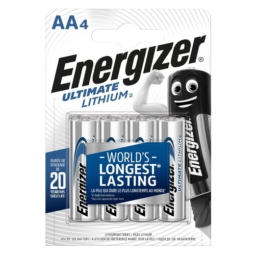 AA Батарейка Energizer Ultimate FSB4, 4 шт