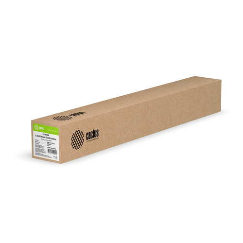 Бумага Cactus CS-PC180-91430, 914мм х 30м, втулка 50.8мм (2"), 180г/м2, универсальная (с покрытием), белый, покрытие матовое