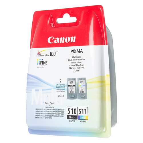 Картридж Canon PG-510/CL-511, многоцветный / черный / 2970B010