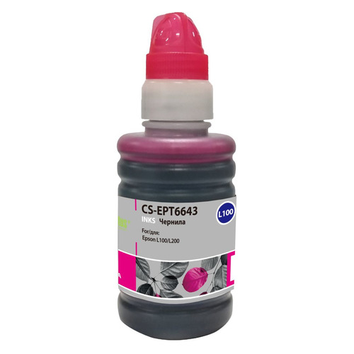 Чернила Cactus CS-EPT6643, для Epson, 100мл, пурпурный