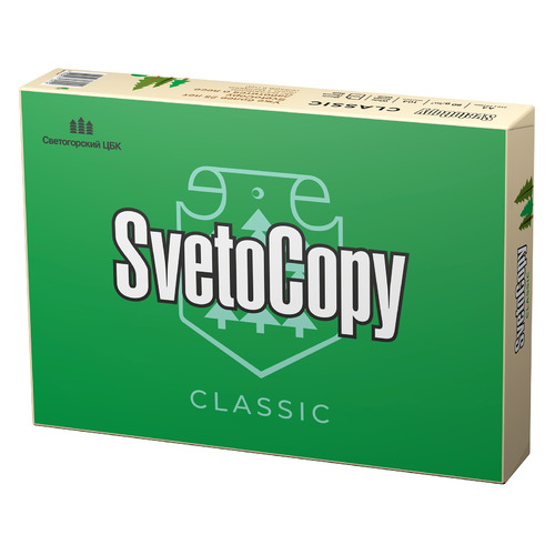 Бумага SYLVAMO Svetocopy, A4, 80г/м2, 500л, общего назначения(офисная), белый, покрытие матовое / матовое 5 шт./кор