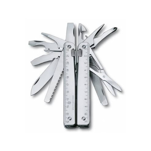 Мультитул Victorinox SwissTool X, 27 функций, серебристый [3.0327.l]