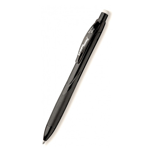 Ручка шариковая Zebra ERASE AWAY авт. 1мм резин. манжета стираемые чернила черный 12 шт./кор