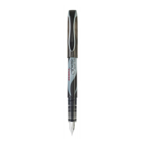 Ручка перьев. Zebra Fuente (69481) черные 12 шт./кор