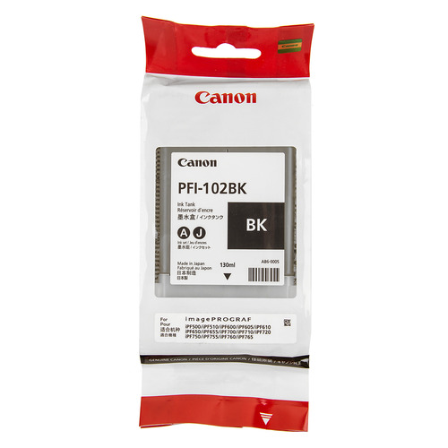 Картридж Canon PFI-102BK, черный / 0895B001