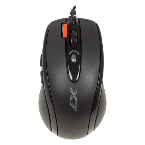 Мышь A4TECH X-710BK, игровая, оптическая, проводная, USB, черный [x-710bk usb]