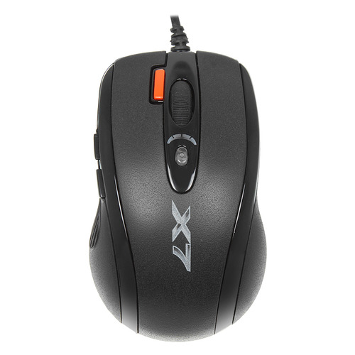 Мышь A4TECH XL-750MK, игровая, лазерная, проводная, USB, черный [xl-750mk usb]