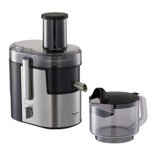 Соковыжималка Panasonic MJ-DJ01STQ, центробежная, серебристый и черный
