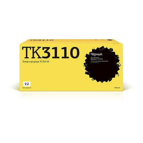 Картридж T2 TC-K3110, TK-3110, черный / TC-K3110
