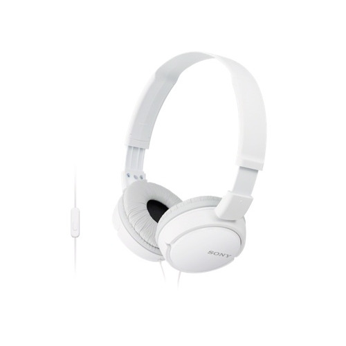 Гарнитура Sony MDR-ZX110AP, 3.5 мм, мониторные, белый [mdrzx110apw.ce7]