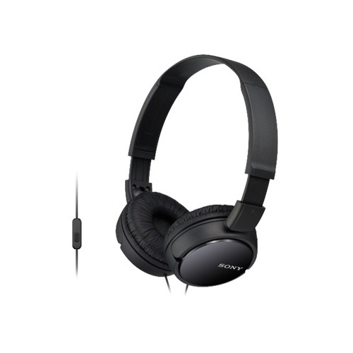 Гарнитура Sony MDR-ZX110AP, 3.5 мм, мониторные, черный [mdrzx110apb.ce7]