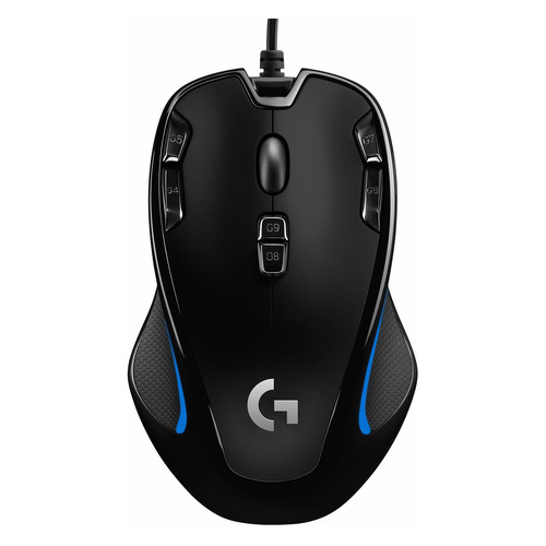 Мышь Logitech G300s, игровая, оптическая, проводная, USB, черный [910-004345]