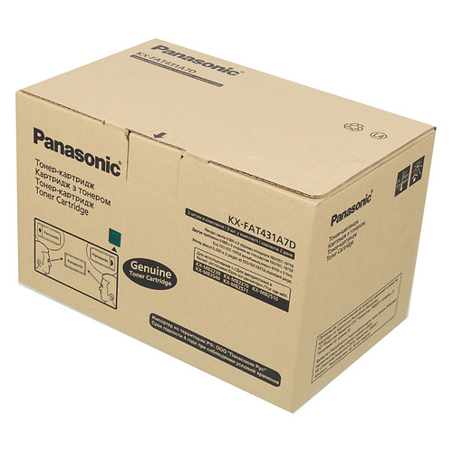 Картридж (двойная упаковка) Panasonic KX-FAT431A7D, черный / KX-FAT431A7D