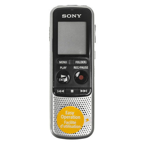 Диктофон Sony ICD-BX140 4 Gb, серебристый