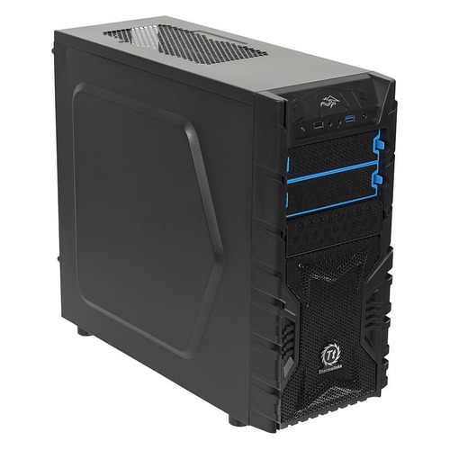 Корпус ATX Thermaltake Versa H23, Midi-Tower, без БП, черный [ca-1b1-00m1nn-01]