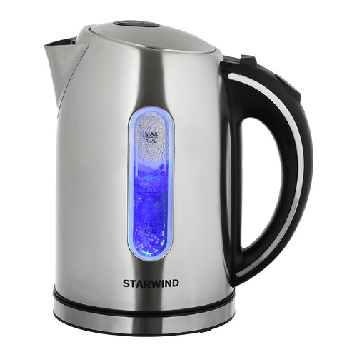 Чайник электрический StarWind SKS4210, 2200Вт, серебристый матовый