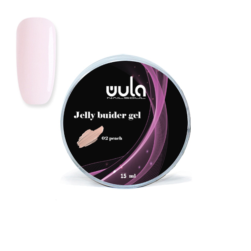 Wula nailsoul Гель-желе для моделирования ногтей Jelly builder gel, 15 мл тон 02 розовый