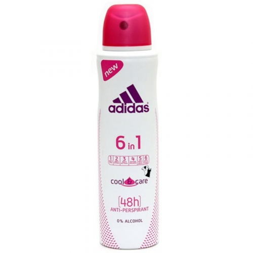 Adidas 6in1 Cool&Care дезодорант-антиперспирант спрей для женщин 150 мл