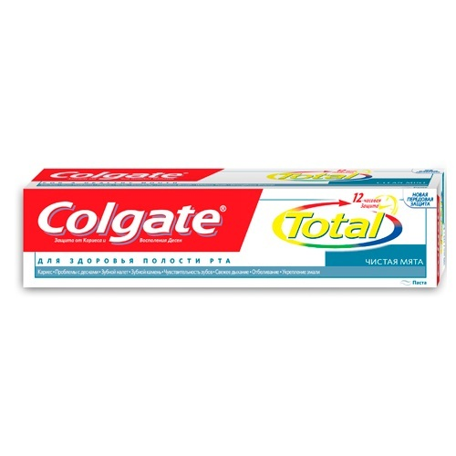 Колгейт Зубная паста TOTAL12 Чистая мята 125мл