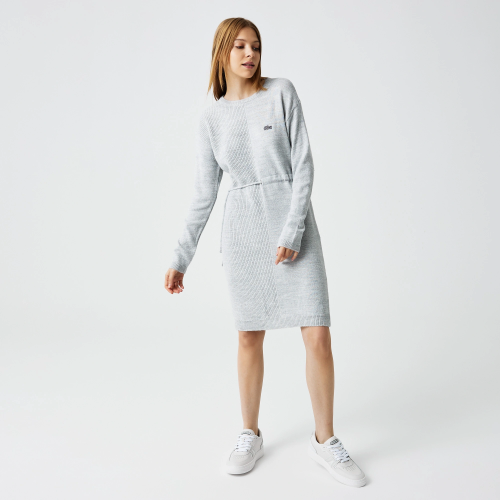 Женское платье Lacoste с вырезом лодочкой