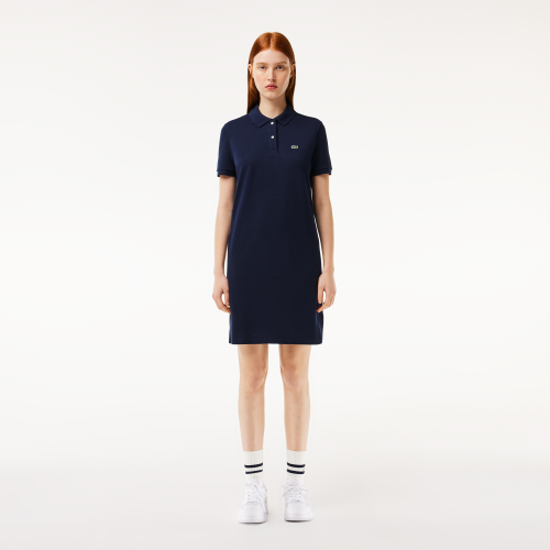 Lacoste Женское хлопковое платье - поло lacoste